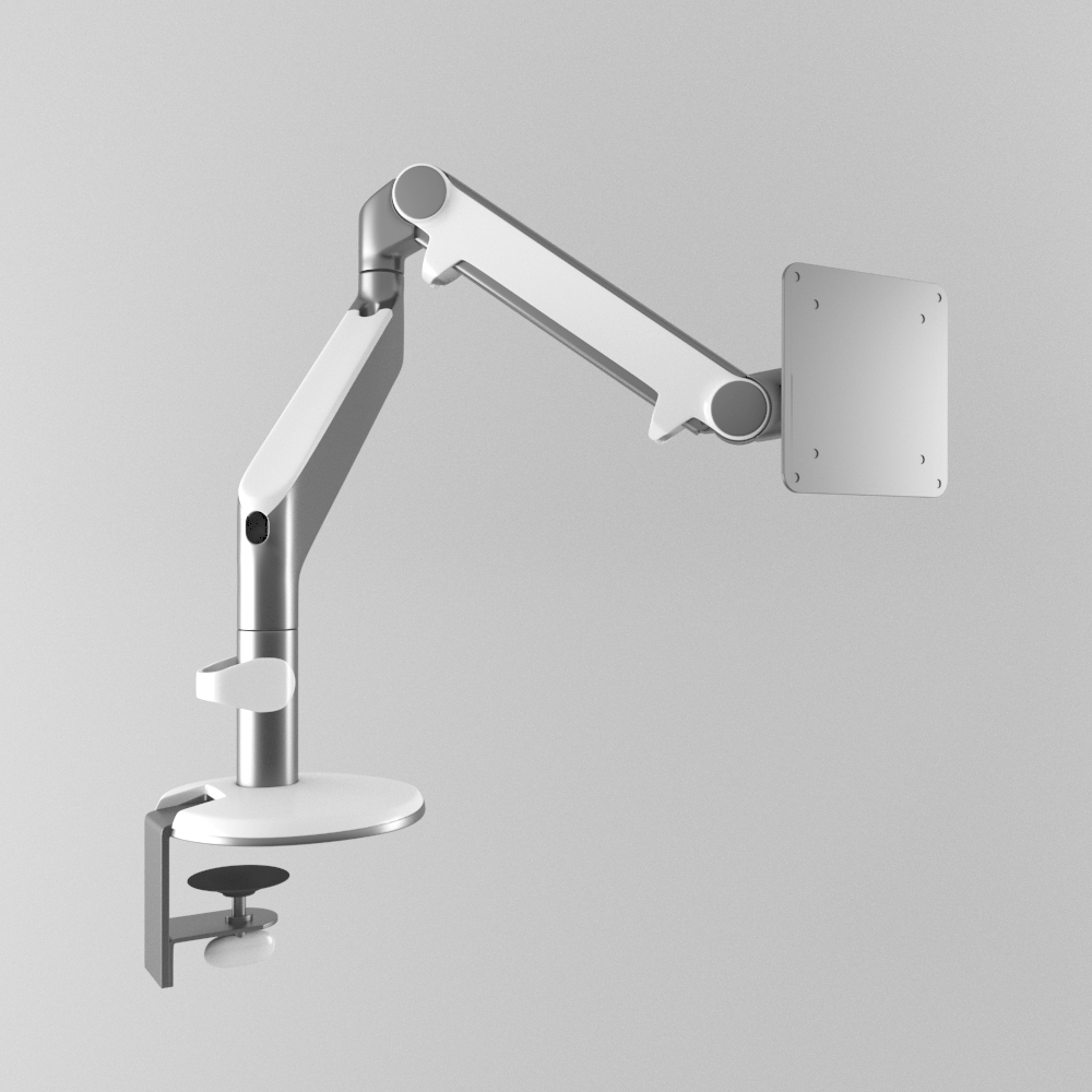 HumanScale M2 monitor arm 3D модель скачать бесплатно на CGBandit в формате 3d  max, 3ds, obj, fbx, материалы Vray, Corona Render