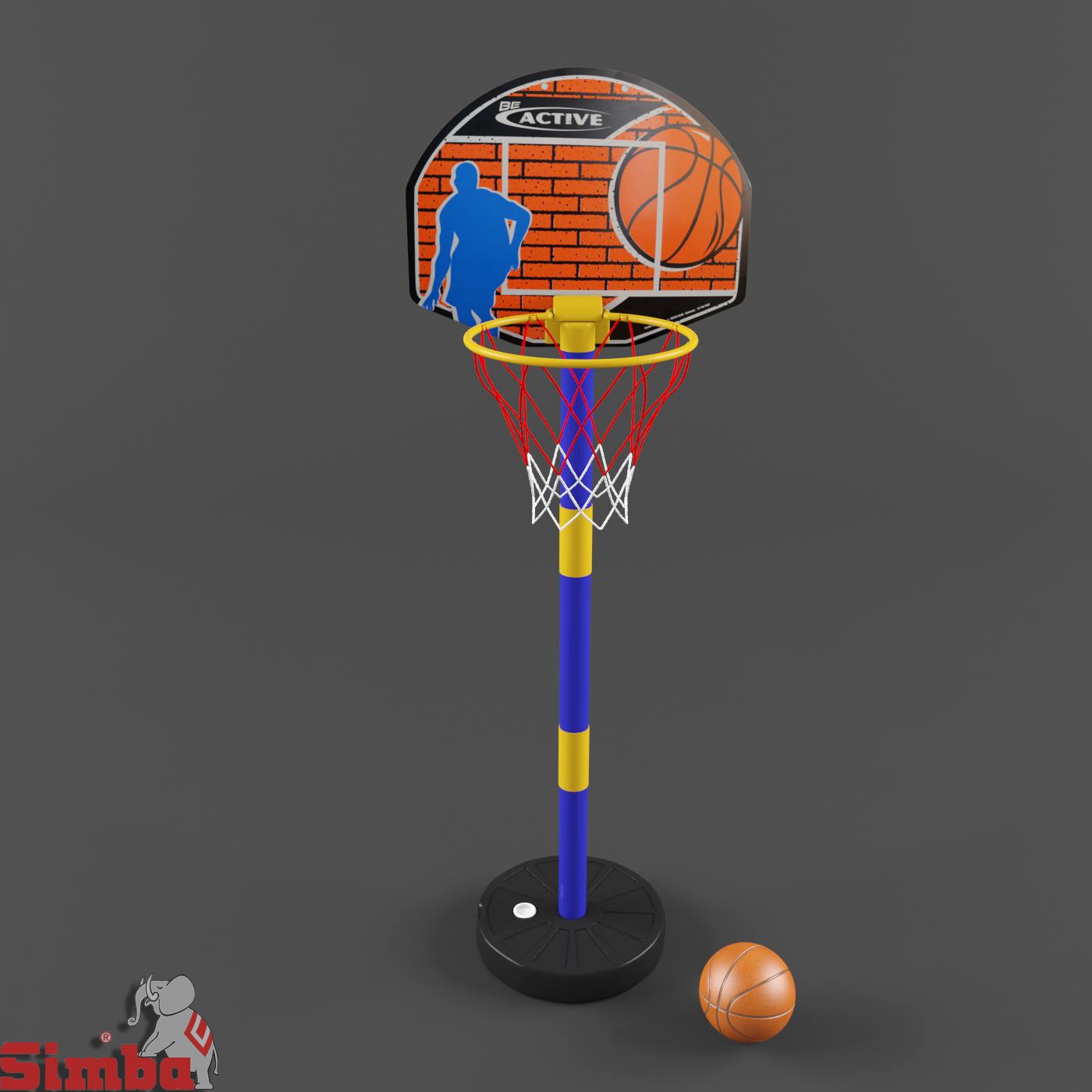 Simba Sports and Action-Basketball Play Set 3D модель скачать бесплатно на  CGBandit в формате 3d max, 3ds, obj, fbx, материалы Vray, Corona Render