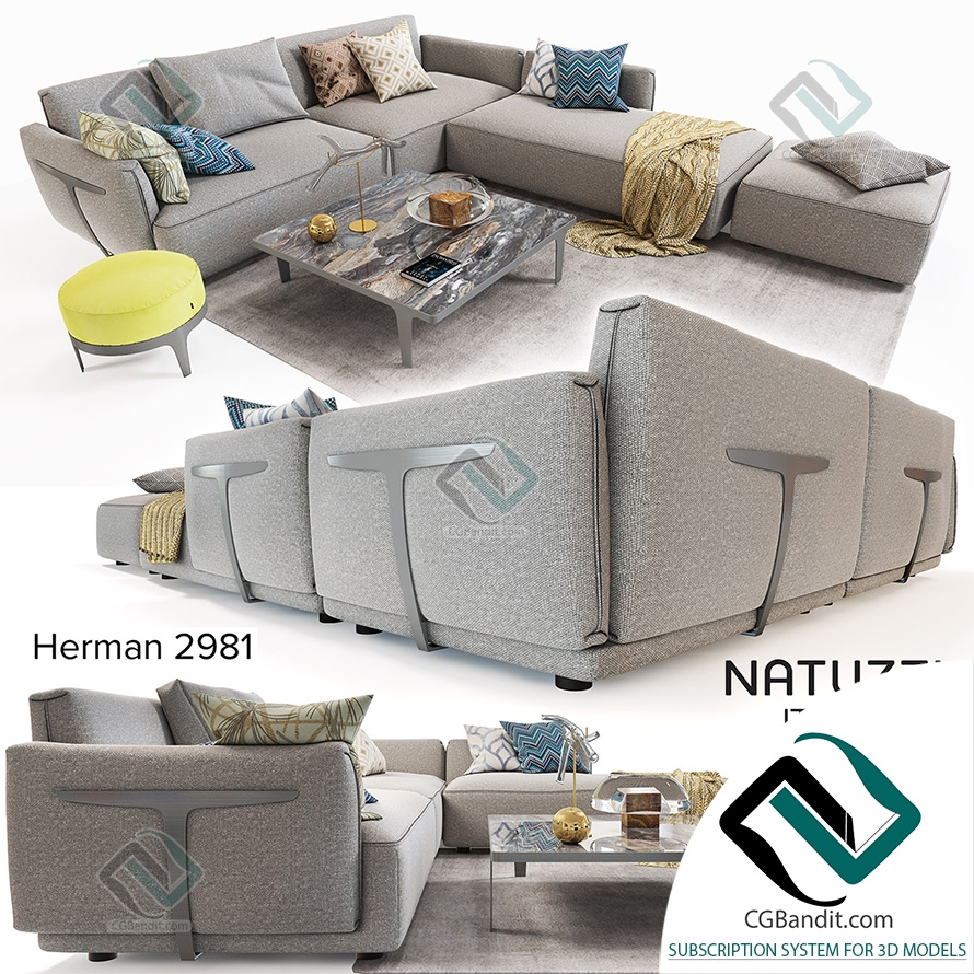 Диван herman natuzzi italia