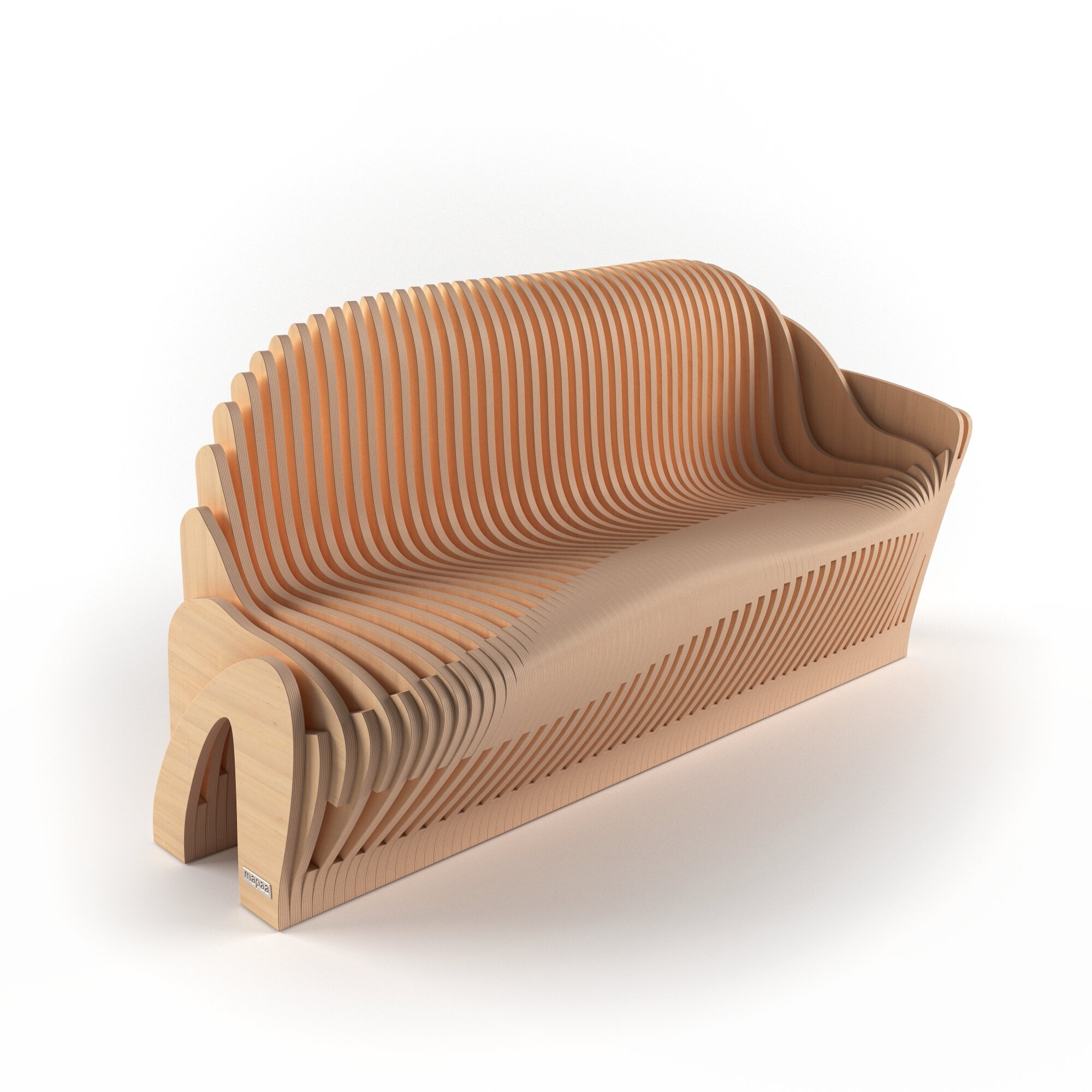 Параметрические скамейки Parametric Bench
