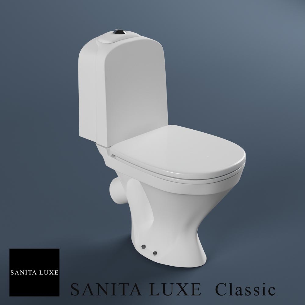 Унитаз Sanita Luxe Classic 3D Модель Скачать Бесплатно На CGBandit.