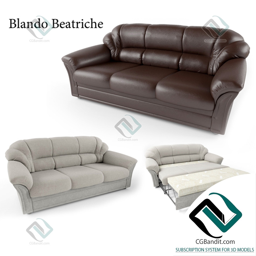 Sofa Beatrice from Blando 3D CGBandit