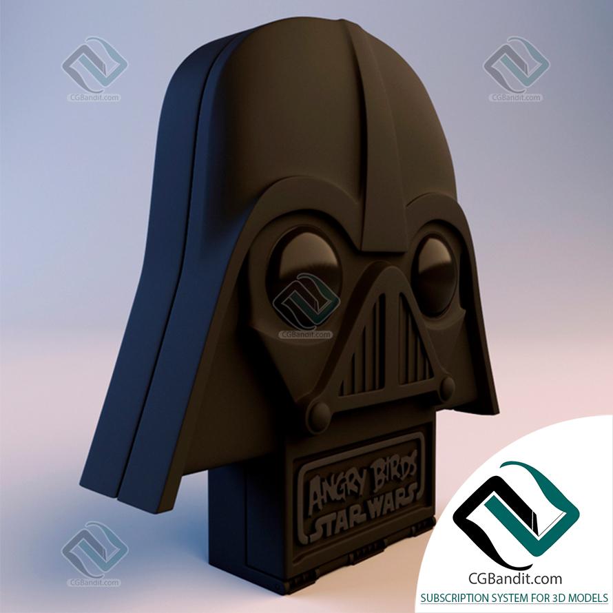 Игрушки Toys Angry Birds Star Wars Box 3D модель скачать на CGBandit в  формате 3d max, 3ds, obj, fbx, материалы Vray, Corona Render