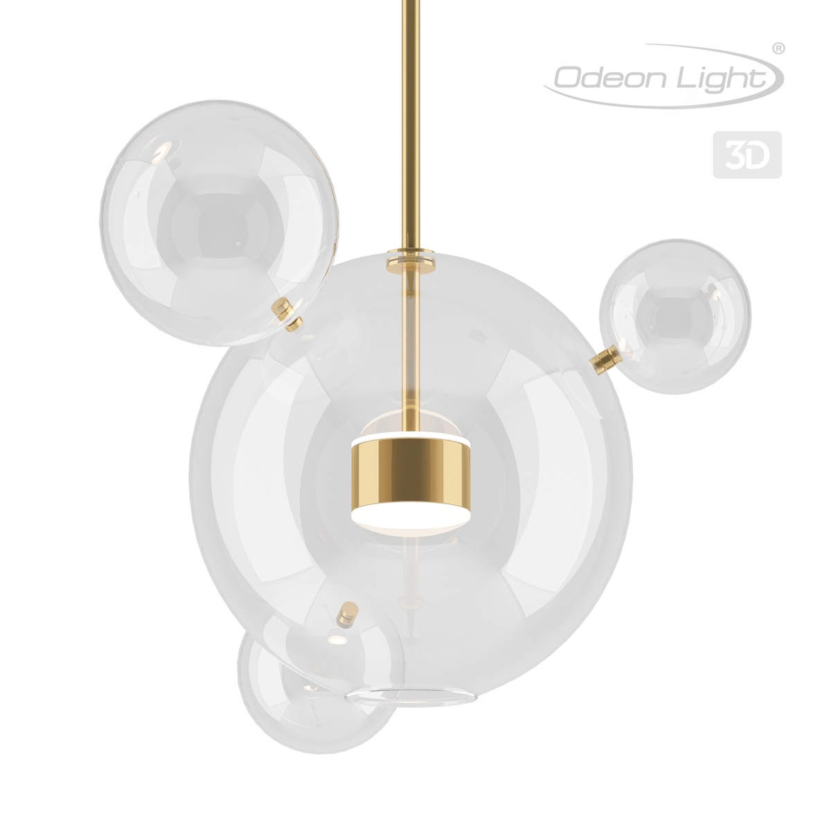 Odeon Light 4640/12la Bubbles 3D модель скачать бесплатно на CGBandit в  формате 3d max, 3ds, obj, fbx, материалы Vray, Corona Render