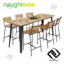 Стол и стул Table and chair Naughtone Construct