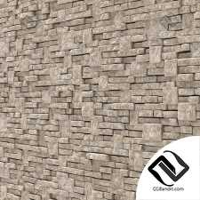 Brick stone wall block many n1