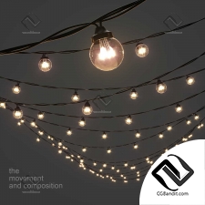 Техническое освещение Garland Galaxy Bulb String