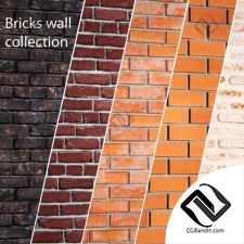 Коллекция кирпичных стен Brick wall collection