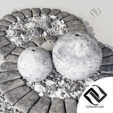FlowerBad Stone sphere