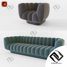 Диван Sofa Roche Bobois Odea