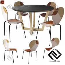 Стол и стул Table and chair Jacob AM.PM Bonna La Redoute