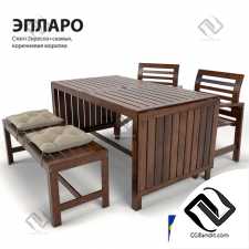 Стол и стул Table and chair IKEA EPLARO