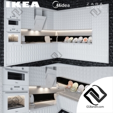Кухня Kitchen furniture Ikea Herrestad,Midea, Zara home
