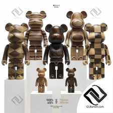 Скульптуры Bearbrick,Karimoku