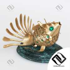 Другие предметы интерьера Other interior items Golden fish