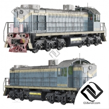 Транспорт Transport Shunting diesel locomotive TEM2