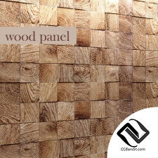 Панель из дерева Wood panel 12