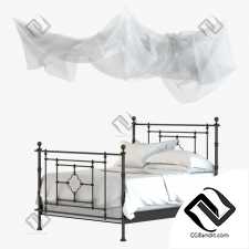 Кровати Bed Restoration Hardware QUATREFOIL IRON