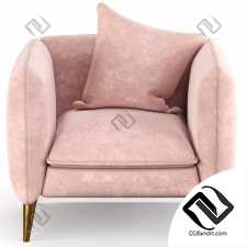 Pink_Velvet_Chair_in_Gold_Modern_Upholstered_Barrel_Chair