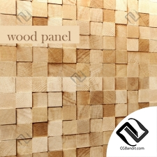 Панель из дерева Wood panel 11