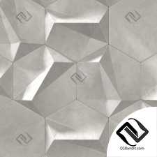 Panel concrete Hexagon n2