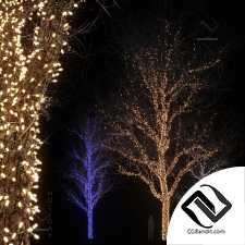 Деревья glowing