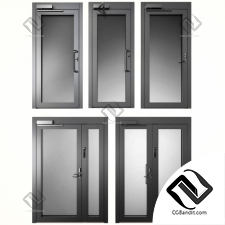 Металлические противопожарные двери Metal fire doors 04