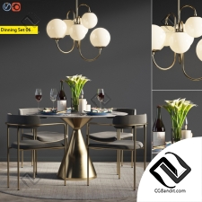 Стол и стул Table and chair Dinning Set
