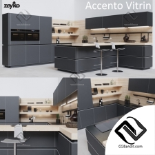 Кухня Kitchen furniture Accento Vitrin Zeyko