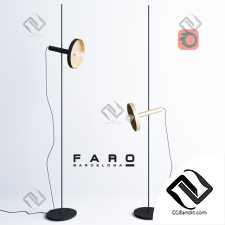 Торшер Floor lamps WHIZZ Satin gold and black