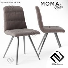 Стул Chair BASSONE DARK BROWN