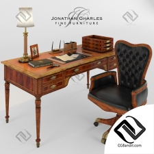 Стол и стул Table and chair with accessories Jonathan Charles