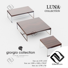 Набор журнальных столов Set of coffee tables Giorgio collectio Luna