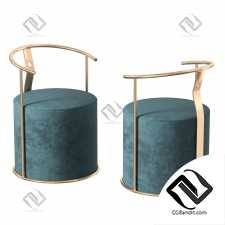 Classic Marble Side Table Chair Set