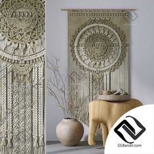 Декоративный набор with macrame panel