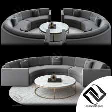 Диван Sofa Curve Restoration Hardware