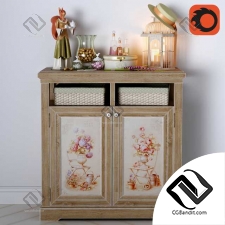 Комод Chest of drawers decor in provencal style