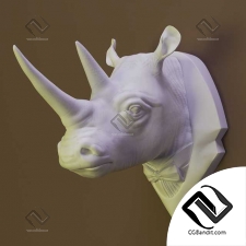 Скульптуры rhino head
