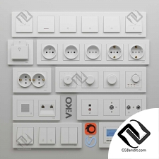 Set of switches and sockets