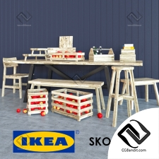 Мебель Furniture Decor Set Skogsta Ikea