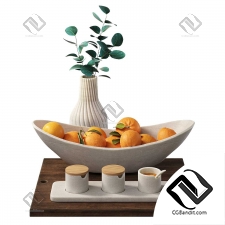 Мелочь для кухни set with oranges