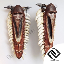 Африканская маска шамана African shaman mask