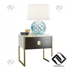 Тумбы Curbstone Bedside table with lamp