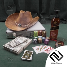 Декоративный набор Decorative poker set