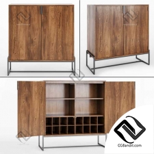 Тумбы, комоды Sideboards, chests of drawers Article Oscuro Walnut Cabinet