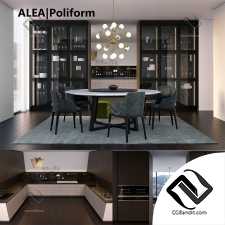 Кухня Kitchen furniture Poliform Varenna Alea 15