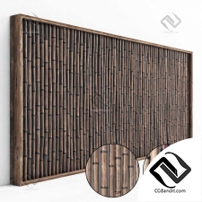 Bamboo decor Big frame