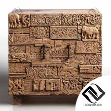 Комод Chest of drawers Shanti Surprise Puzzle Nature