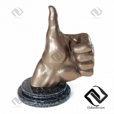 Скульптуры bronze hand
