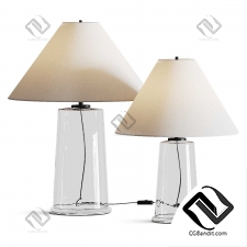 Настольный светильник Pottery Barn Avalon Recycled Glass